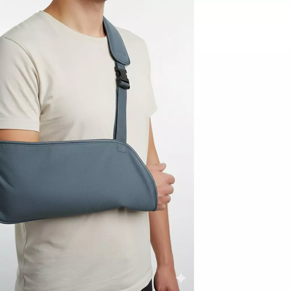 FAIRBIZPS Arm Sling Baggy Breathable, Skin-Friendly Material Adjustable Strap For Arms