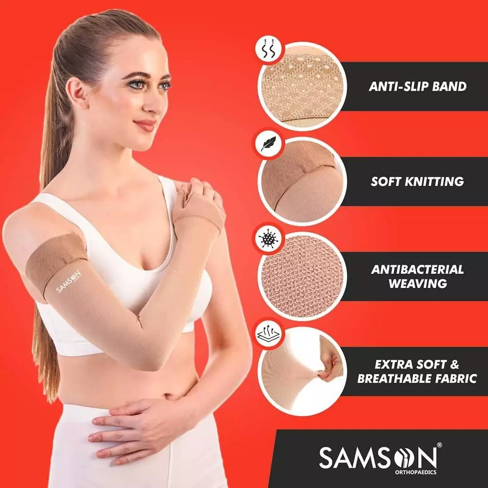 Samson Lymphedema Arm Sleeve (Pair) Large , GS-1205