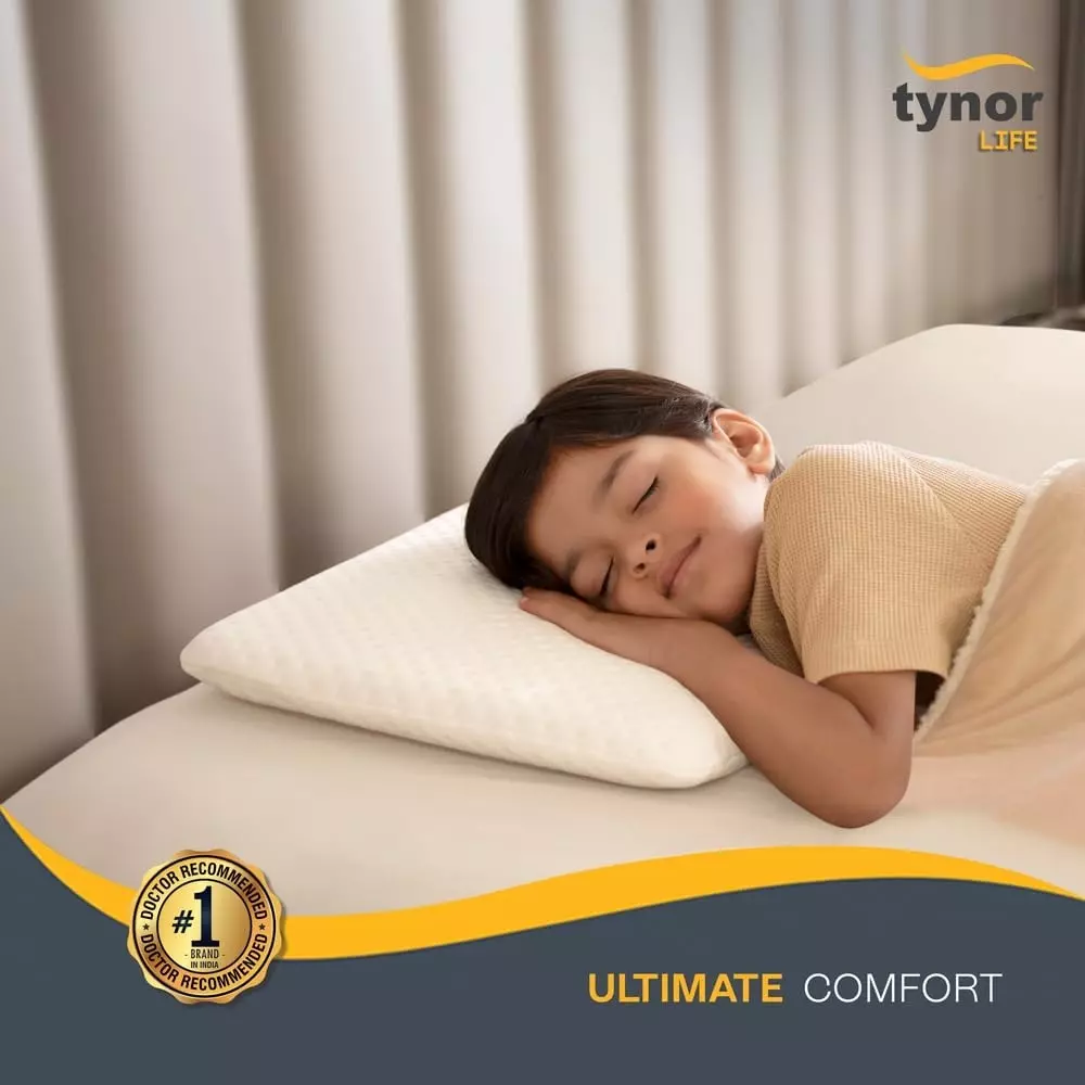 tynor-ortho-memory-child-pillow-elite-series-rectangular-shape-universal-size-cotton-cover-material-white-color-90105