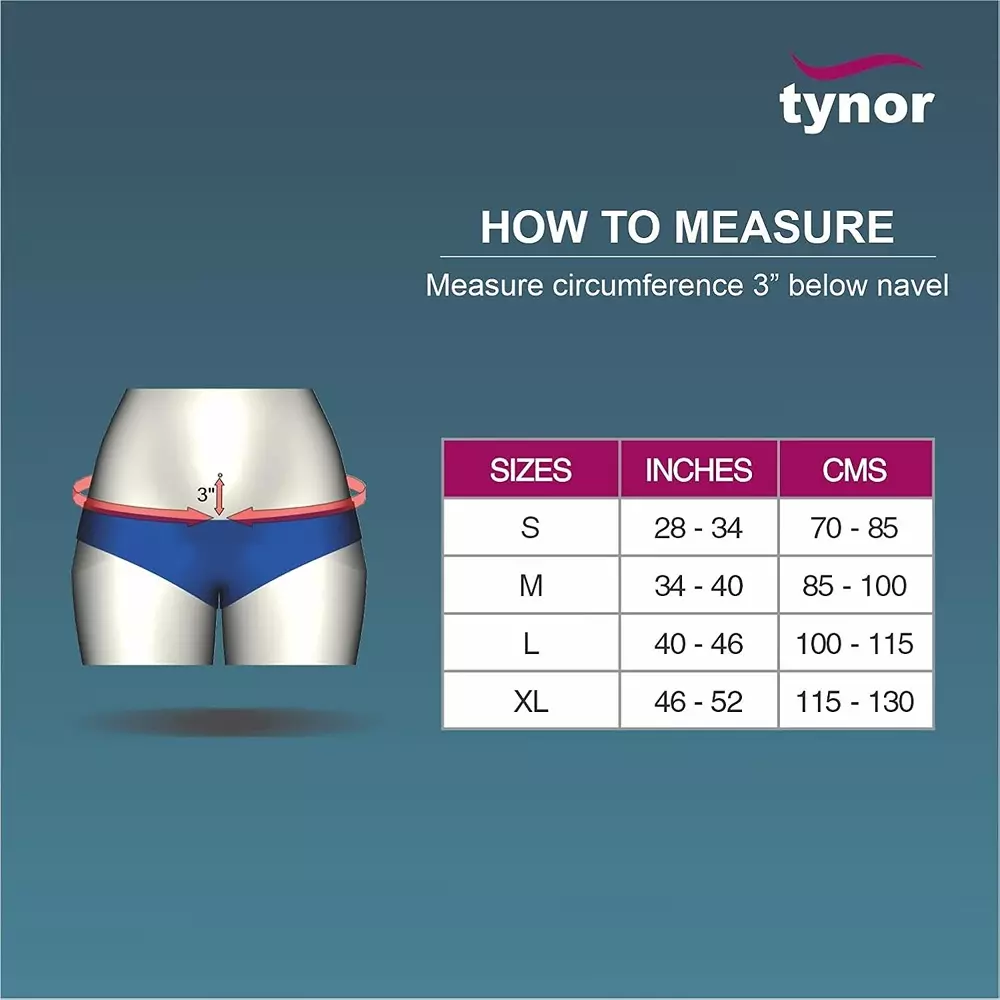 Tynor Hernia Belt Grey Small Size, 3039650