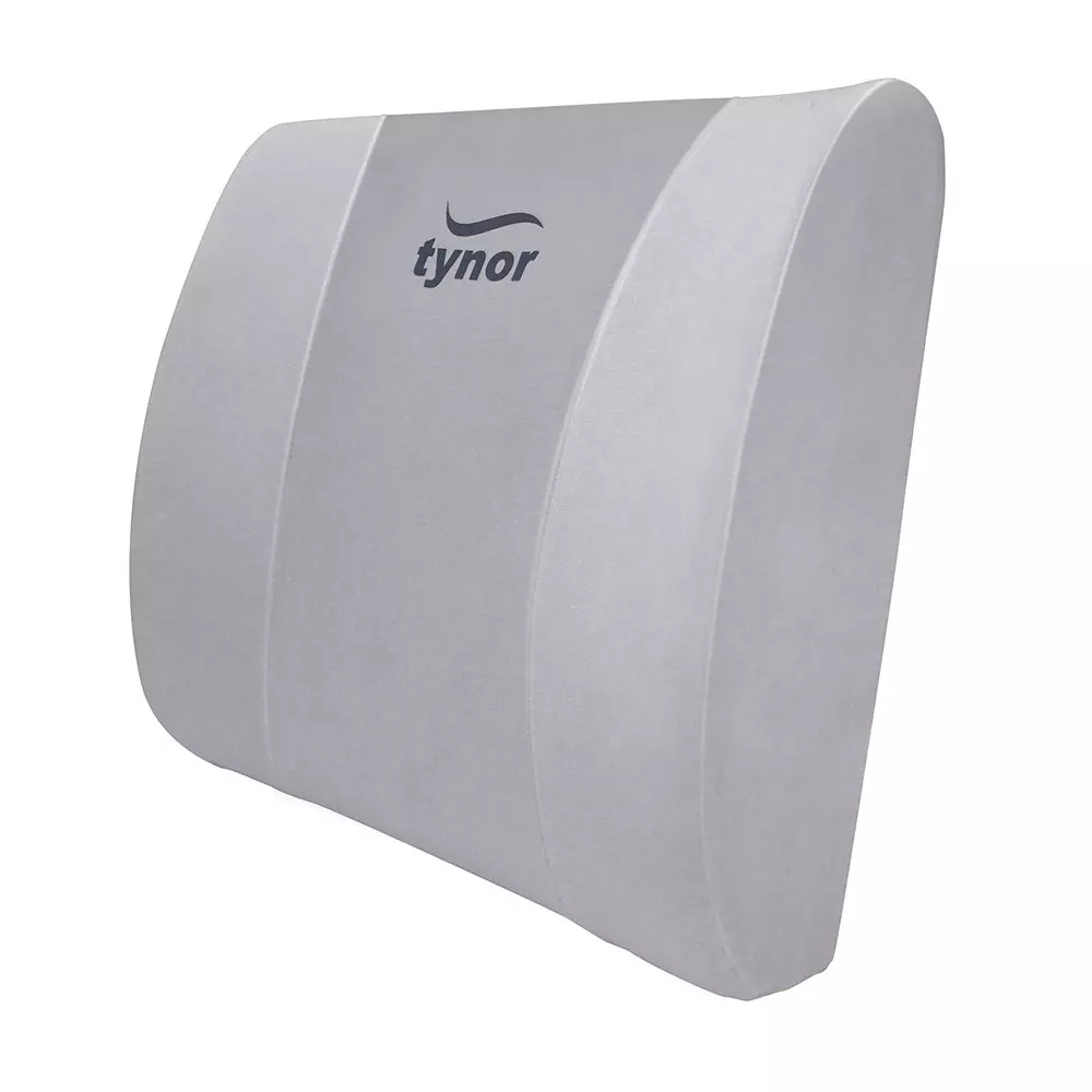 Tynor Back Rest Polyurethane Foam Material Wedge Shape Universal Size Grey Color, 90102