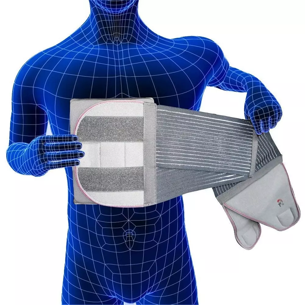 Tynor Chest Binder Belt Grey Medium Size, TA05969