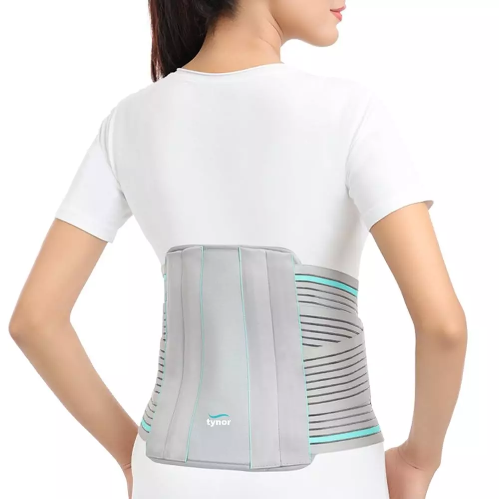 Tynor Contoured L.S. Support Grey Small Size, TA05962