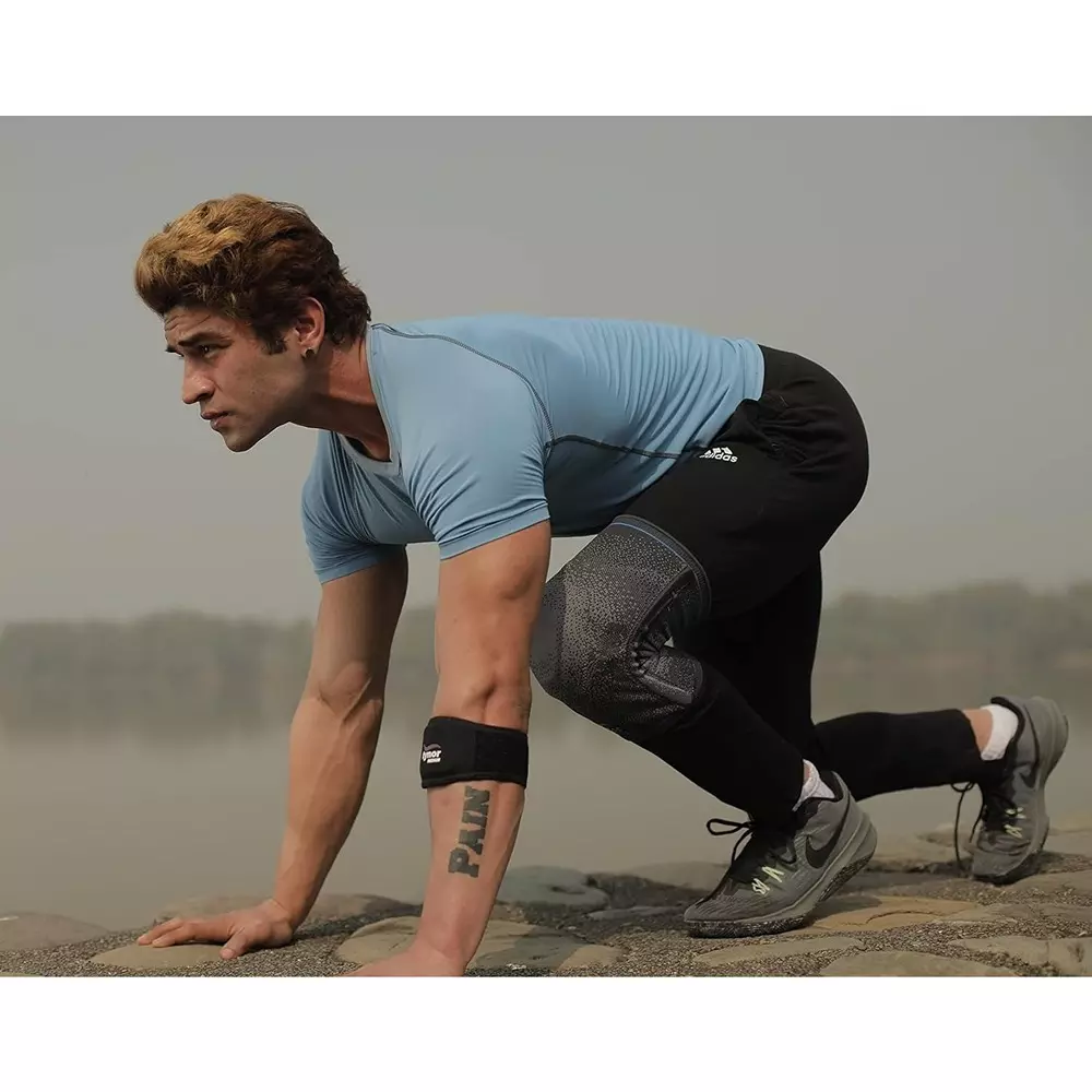 Tynor Tennis Elbow Support Black XL Size, TA06014