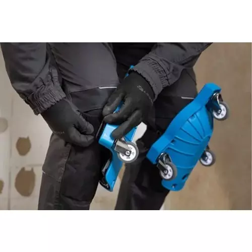 Hogert Technik Knee Pad With Wheels 360° Swivel Castors for Protection Against Abrasion, HT3B354
