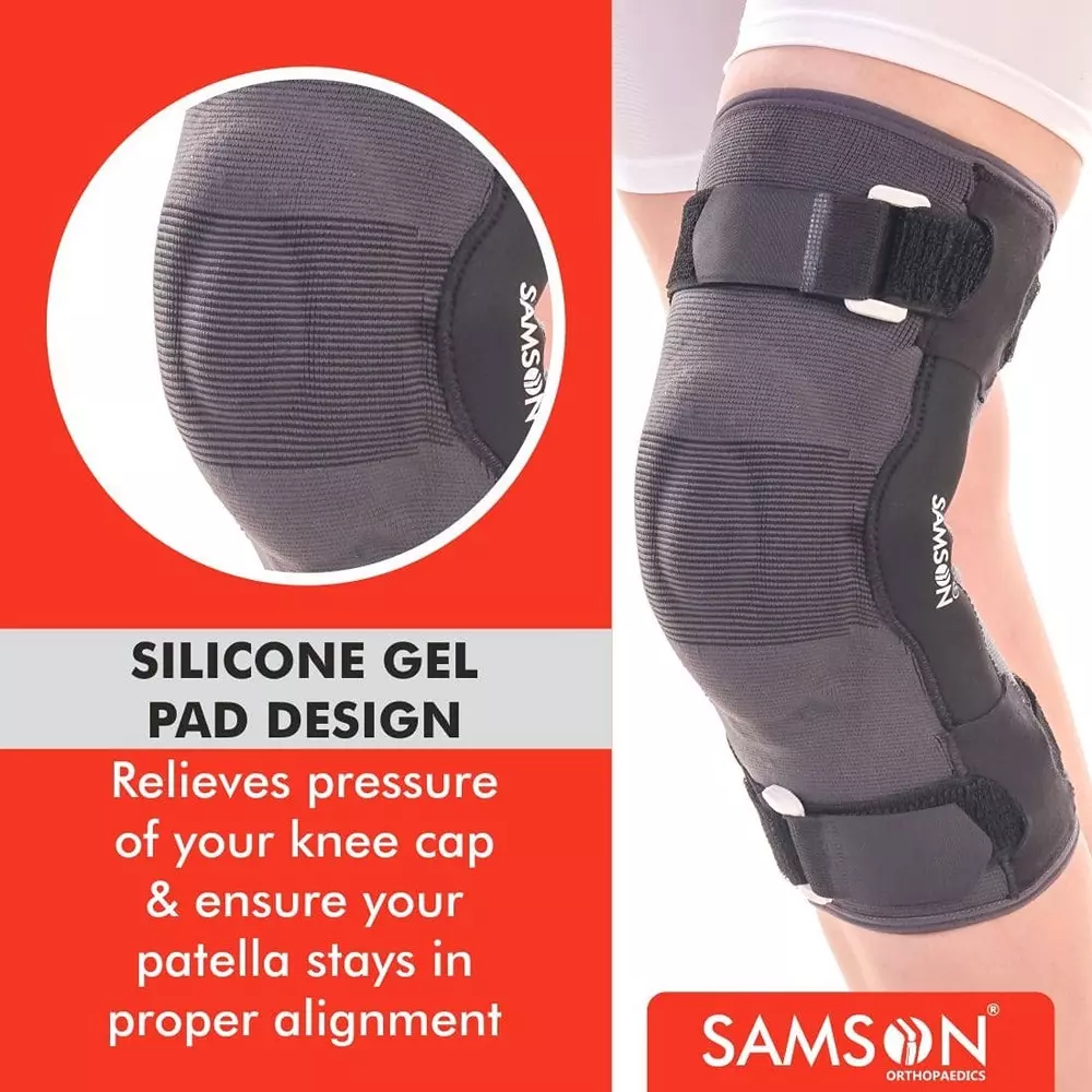 Samson Small Knee Cap Hinged with Patella Gel Pad, NE-0611