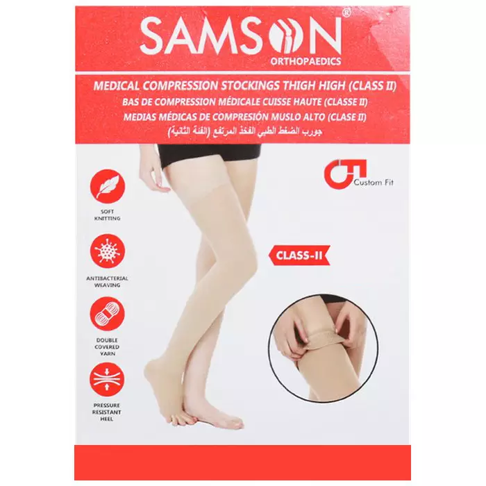 Samson Medical Compression Stocking Thigh High Class II AG (Pair) XXL, GS-1201