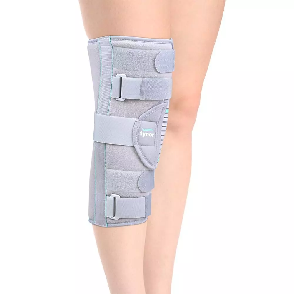 Tynor D13 Knee Immobilizer Grey Large Size, 3039666