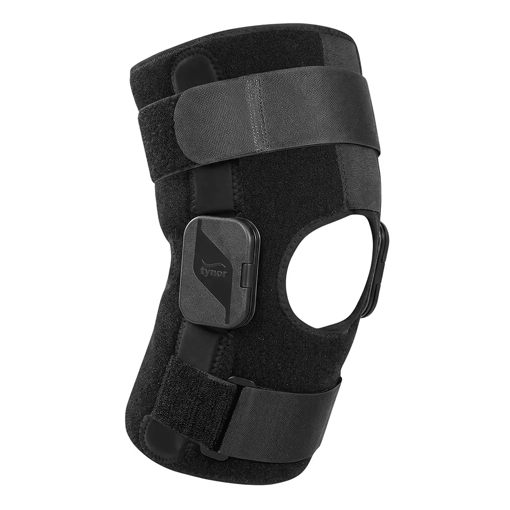 Tynor Adjustable ROM Knee Brace Universal Size Black Color Suitable for Men & Women, D58