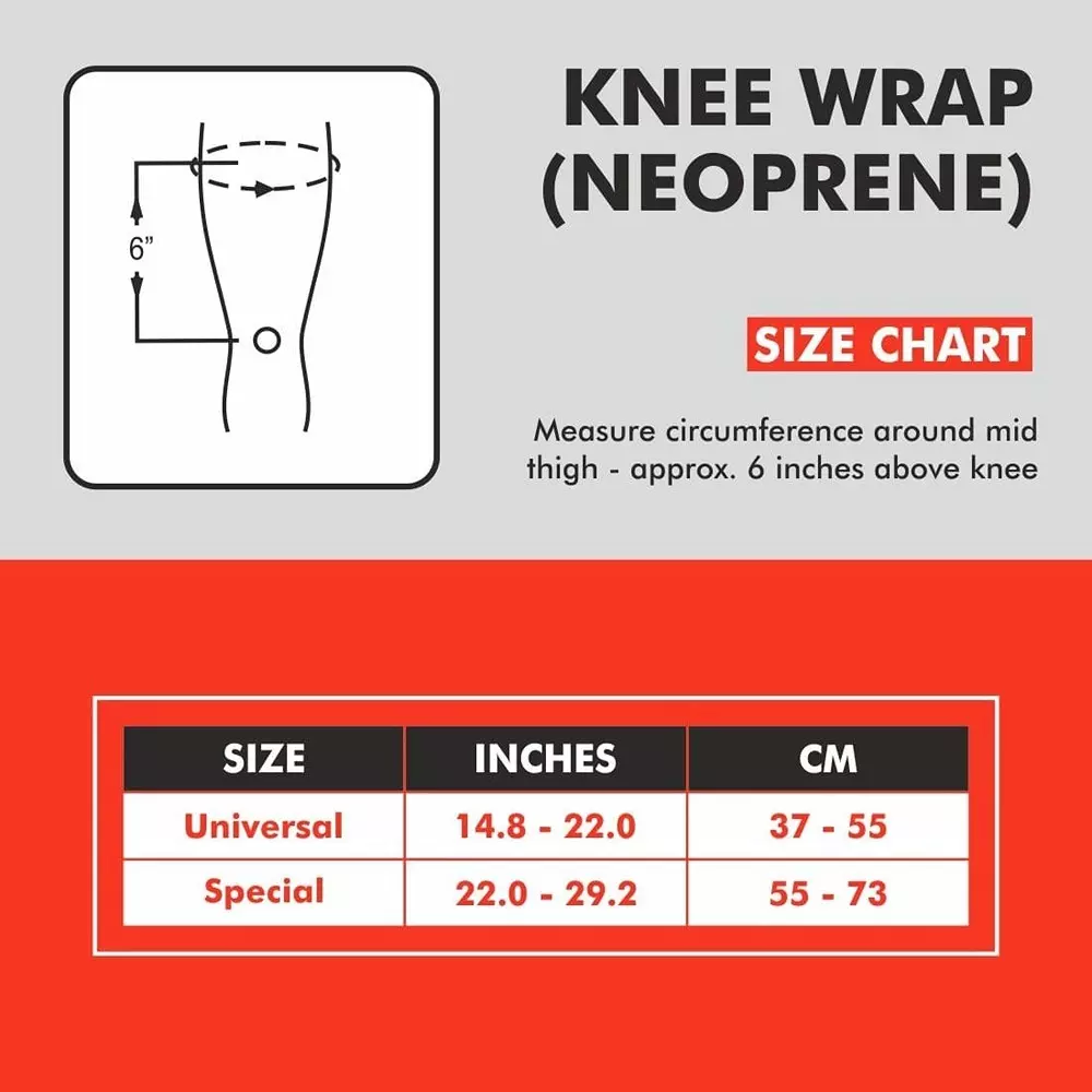 Samson Knee Wrap (Neoprene) SPL, NP-3007