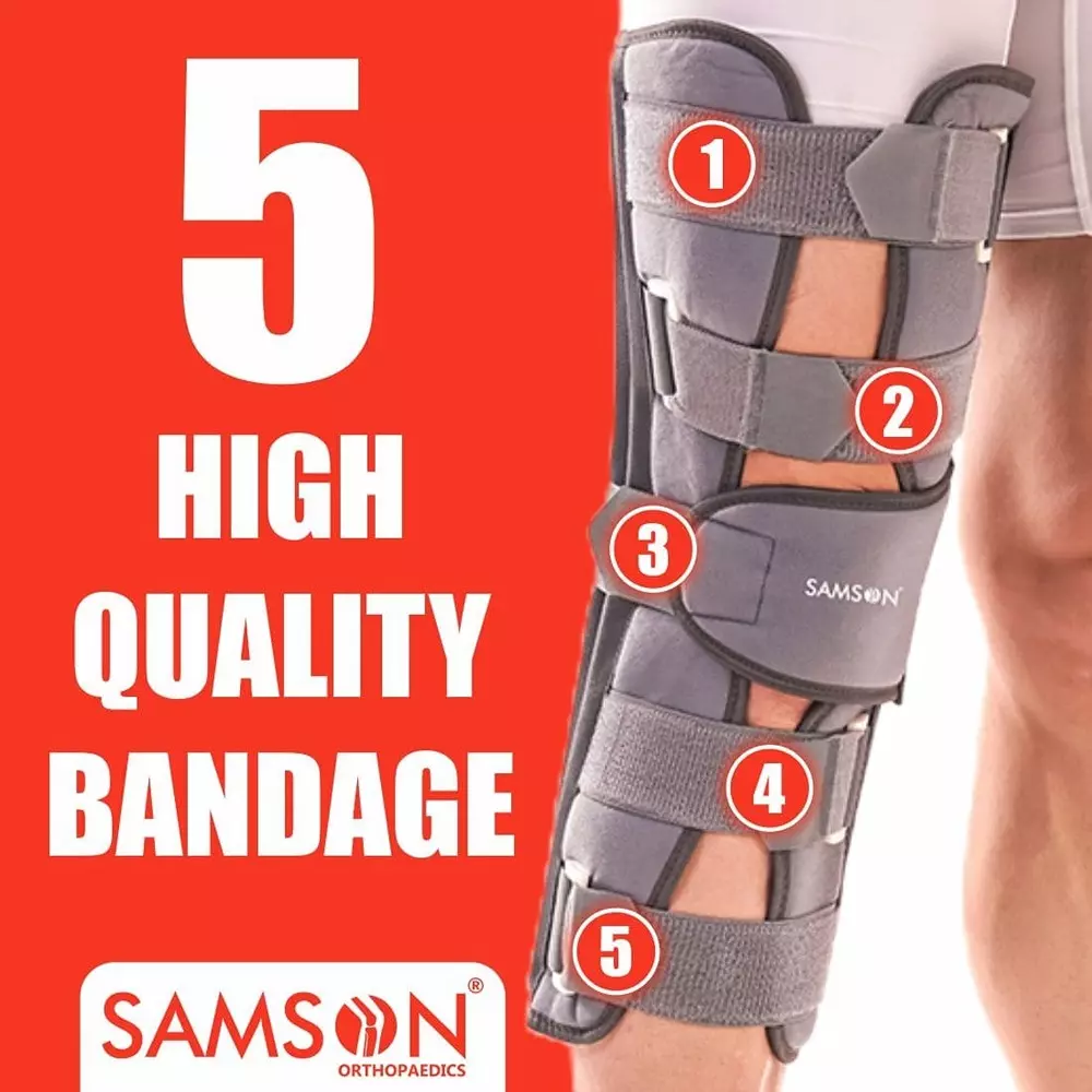 Samson XXL Knee Brace Immobilizer Long Type, NE-0604