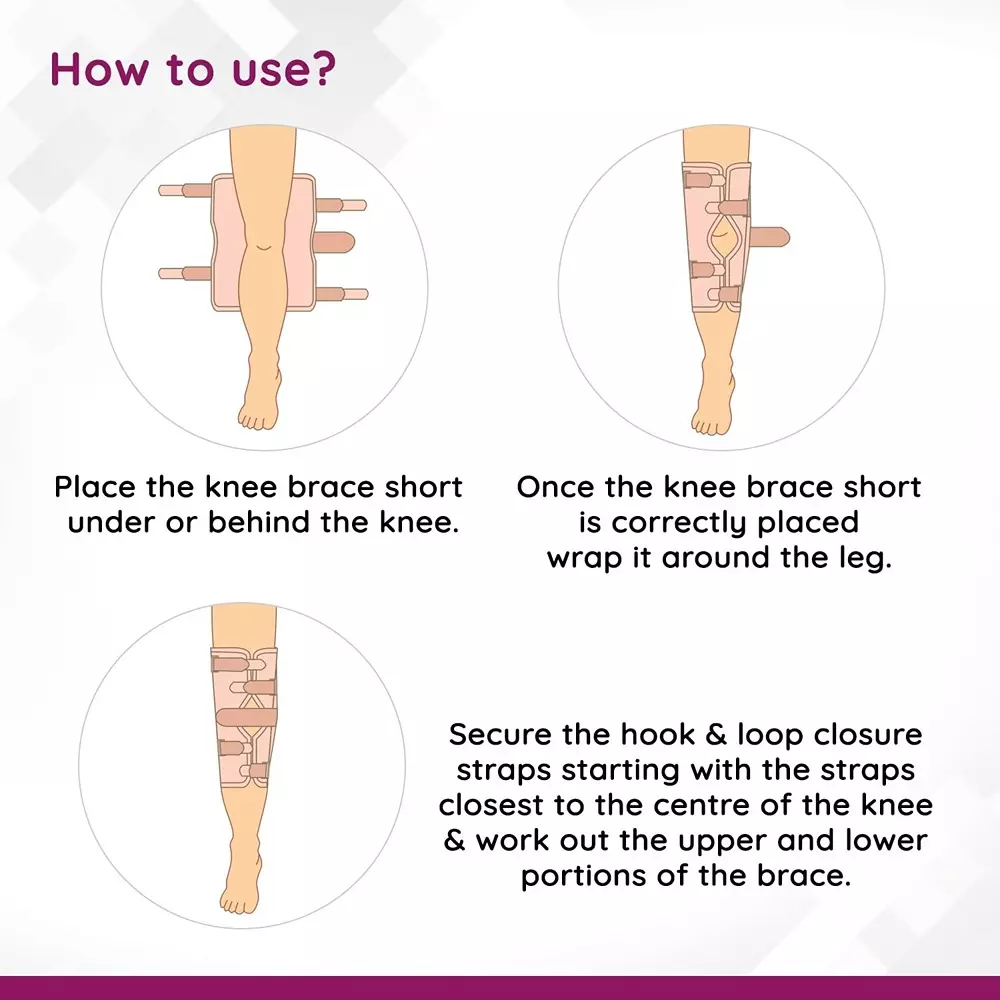 Flamingo Knee Support Brace XXL Size Beige 120 g