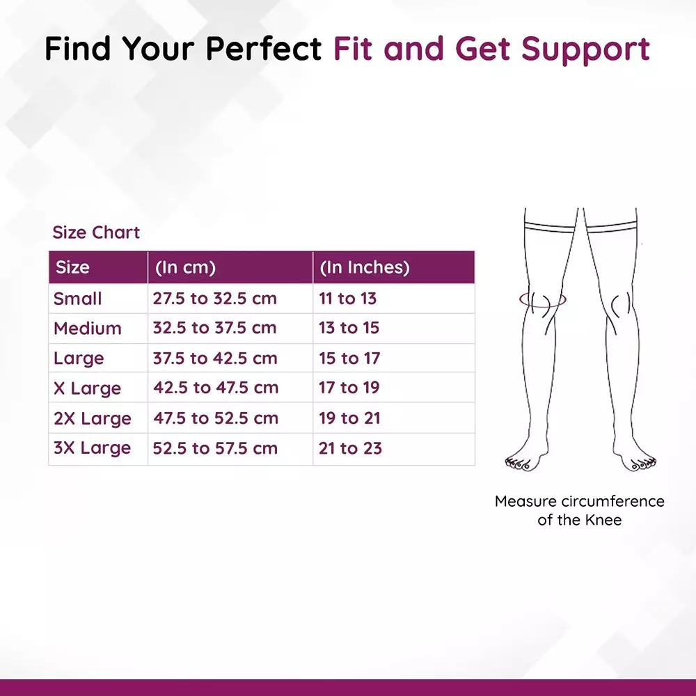Flamingo Knee Support Brace XXL Size Beige 120 g