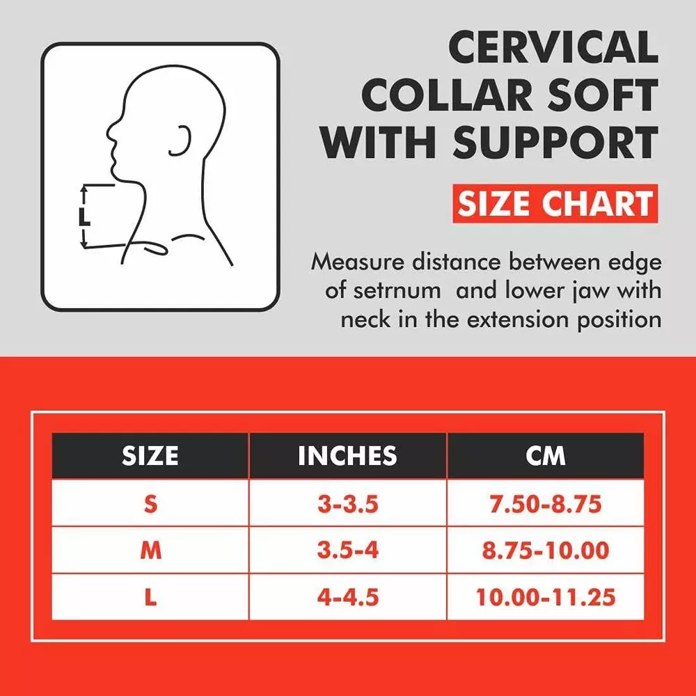 Samson CA-0102 Small Size Beige Cervical Collar Soft With Support