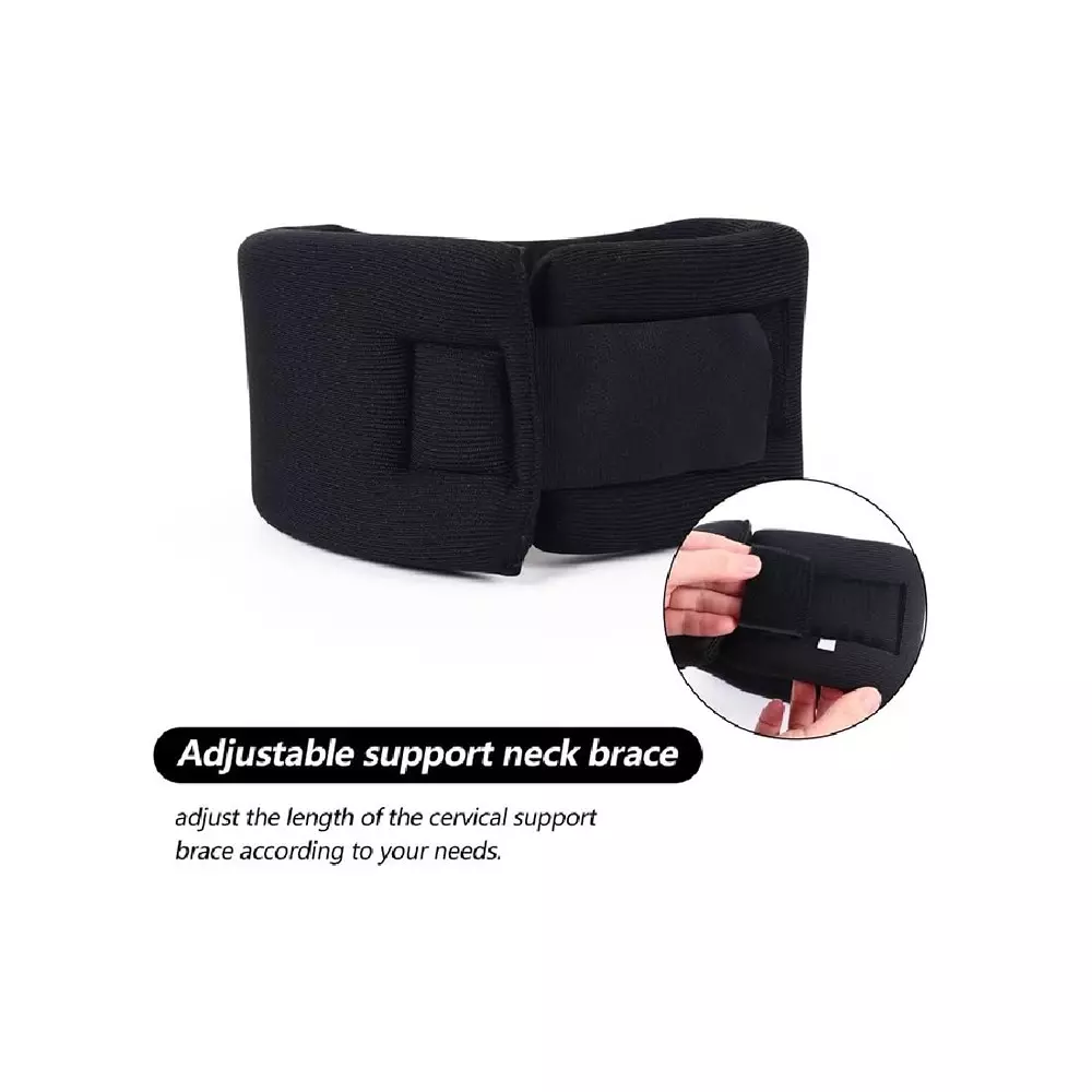Flamingo Soft Cervical Collar Medium Size Cotton, Foam Velcro Closure Type