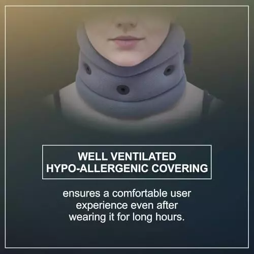 BPL Soft Cervical Collar Grey, Size M