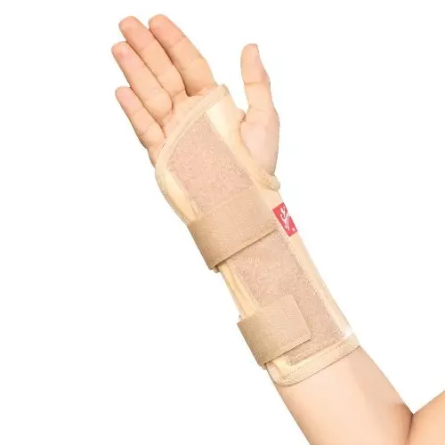 Flamingo Wrist Cock-Up Splint 15-17.5 cm Foam, Metal Velcro Buckle Closing Straps