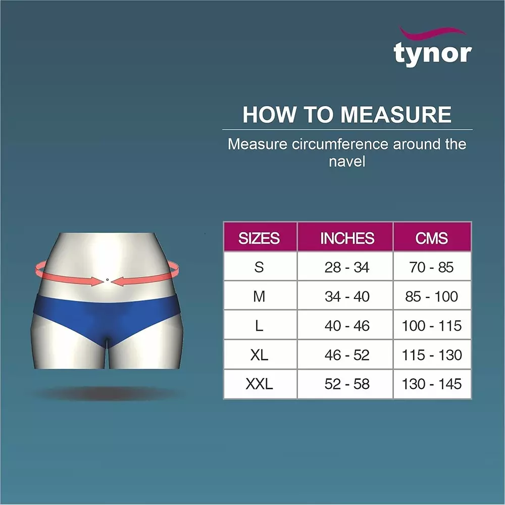 Tynor LS Belt Grey Medium Size, TA06099