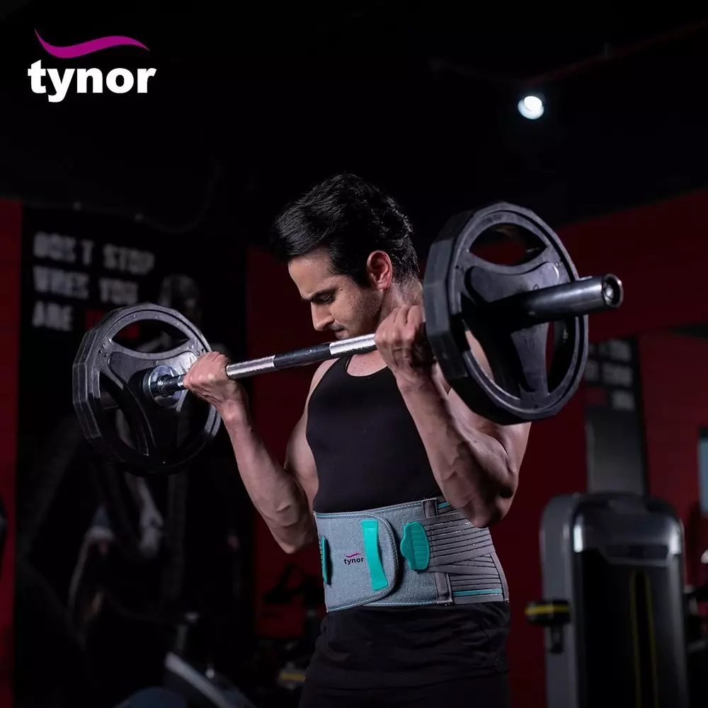 Tynor LS Belt Grey Medium Size, TA06099