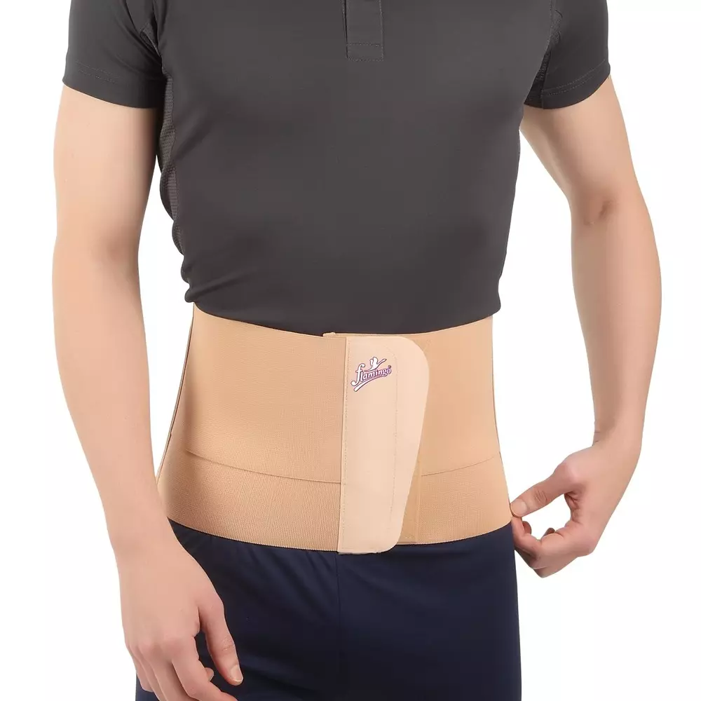 Flamingo Abdominal Belt Medium Beige Polyester Blend