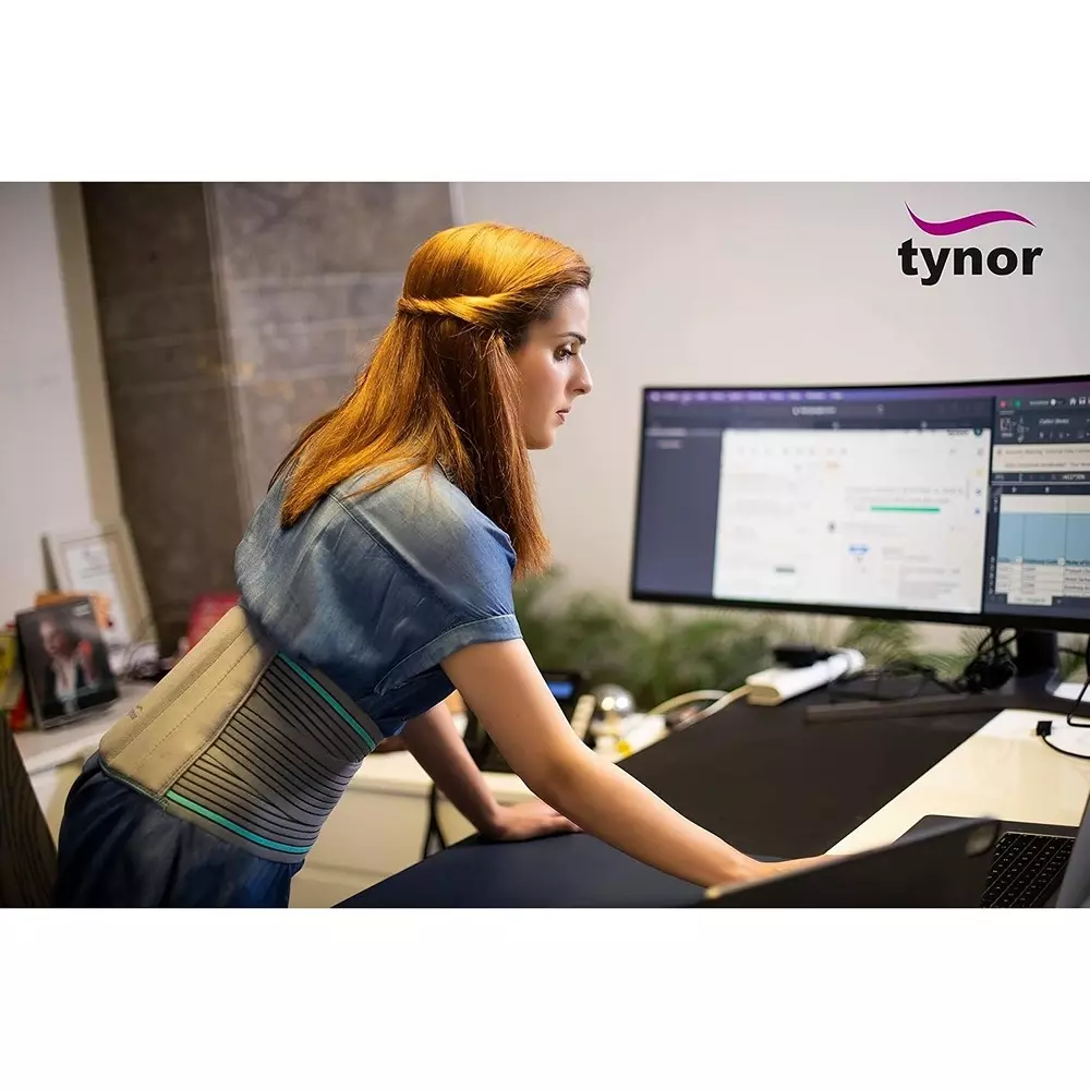 Tynor Lumbo Sacral Grey XXL Size, TA06097