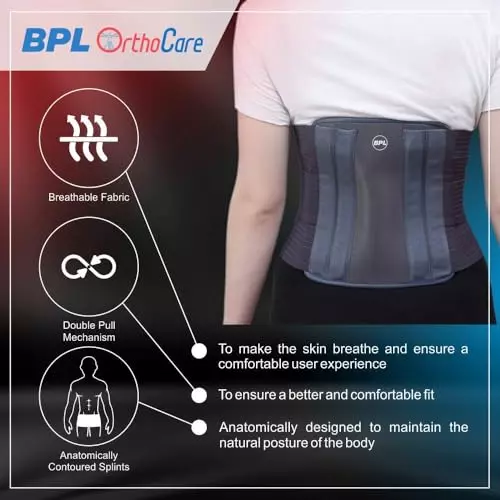 BPL Contoured Lumbar Support Belt, Size XL