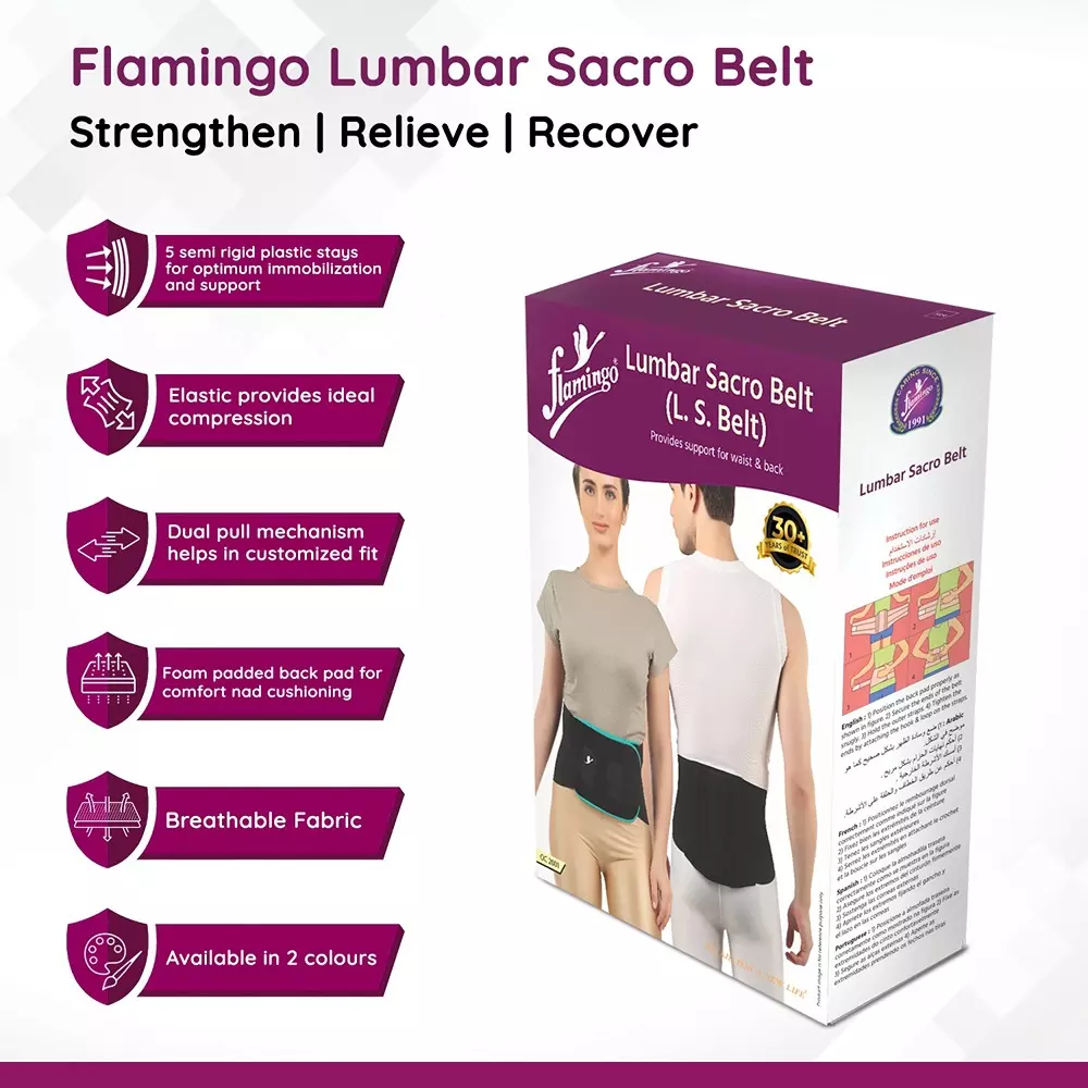 flamingo-xxl-size-lumbar-sacro-belt-black-turquoise-blue-color-for-providing-support-to-waist-and-back-oc-2001