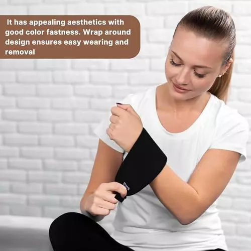 BPL Wrist Binder Elastic With Thumb Support, Size Universal