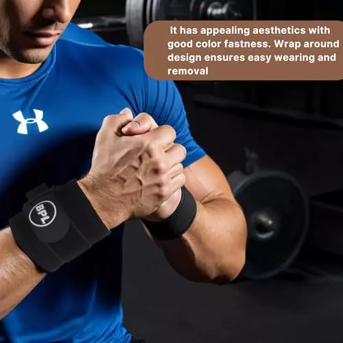 BPL Wrist Binder Elastic With Thumb Support, Size Universal