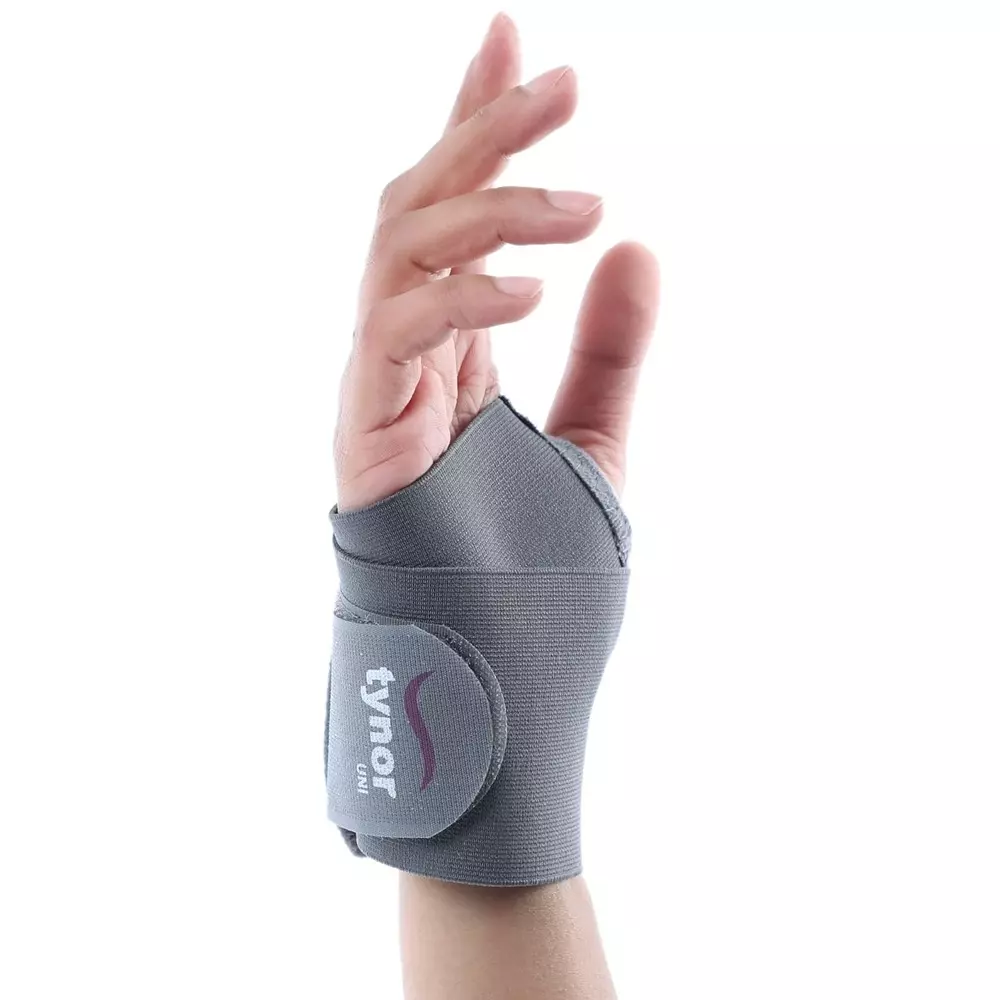 Tynor Wrist Wrap Neoprene Grey Universal Size, TA06048