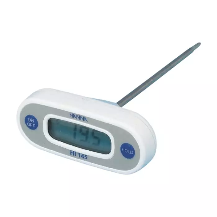 Hanna Instruments HI 145 Wired Digital Thermometer, for Food Industry, Industrial Use, HI-145-00