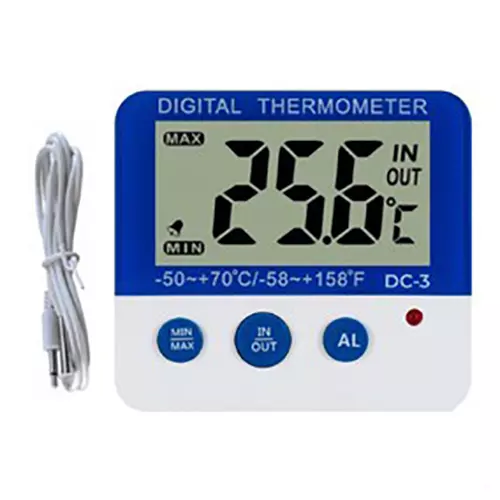 Acutek Freezer Thermometer with Alarm DC-3 -10 to 50°C Range, DC-3
