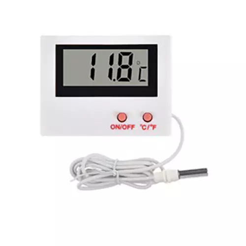 Acutek Freezer Thermometer with 2 Buttons -50 to 85°C/-58 to 185°C Range, DC-5