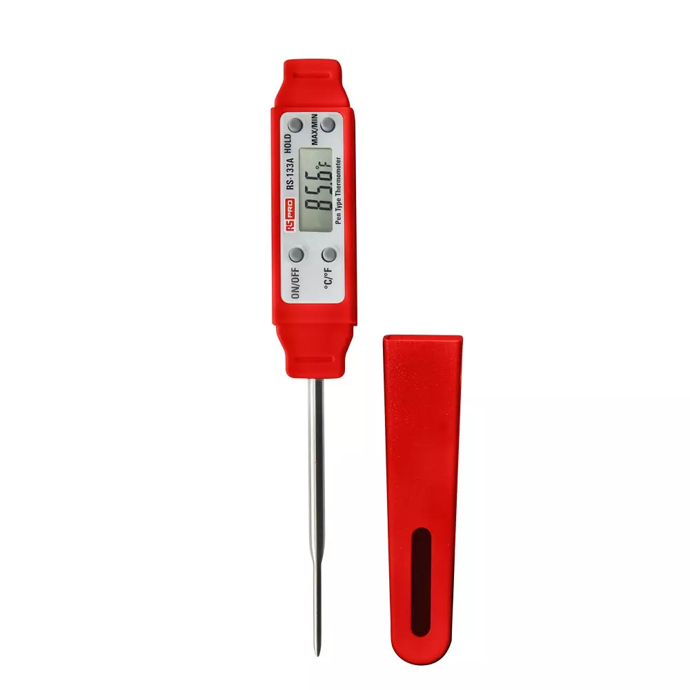 RS PRO Digital Thermometer 2 % Accuracy NTC 211 mm Battery 32 mm 19 mm, 2654981
