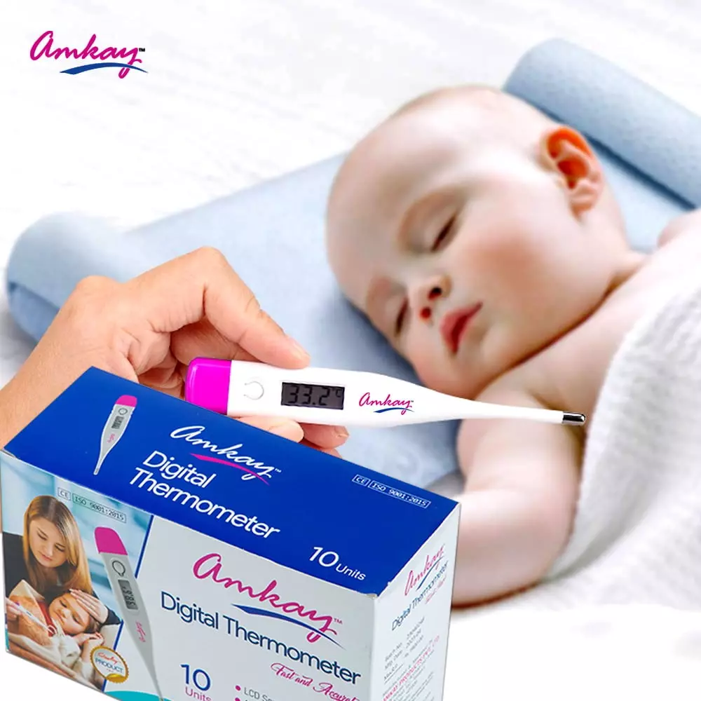 amkay-digital-thermometer-with-digital-lcd-display-auto-shut-off-feature-in-white-and-pink-color-pack-of-50