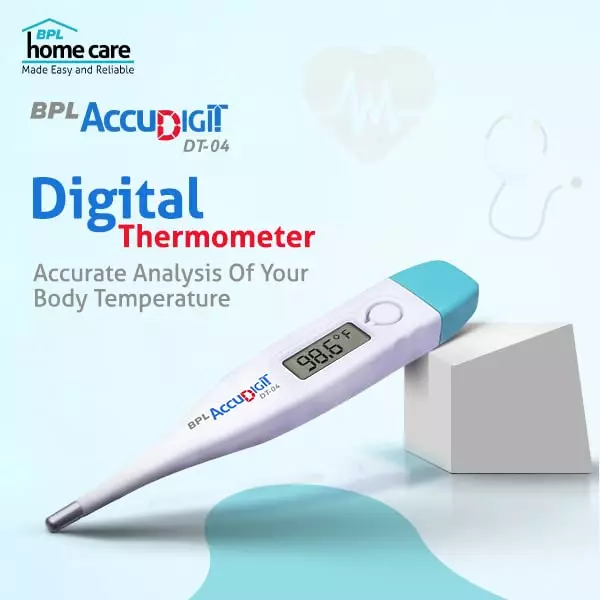 BPL Digital Thermometer Mercury Free, High Accuracy, DT-04