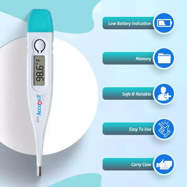 BPL Digital Thermometer Mercury Free, High Accuracy, DT-04
