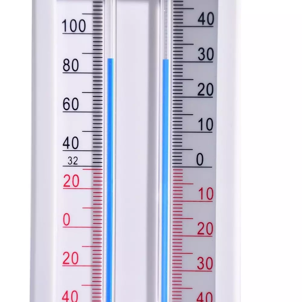 ACETEQ Digital Maximum Minimum Thermometer With 1 Battery 500 Milliseconds Response Time Digital Display Plastic White, MM 909