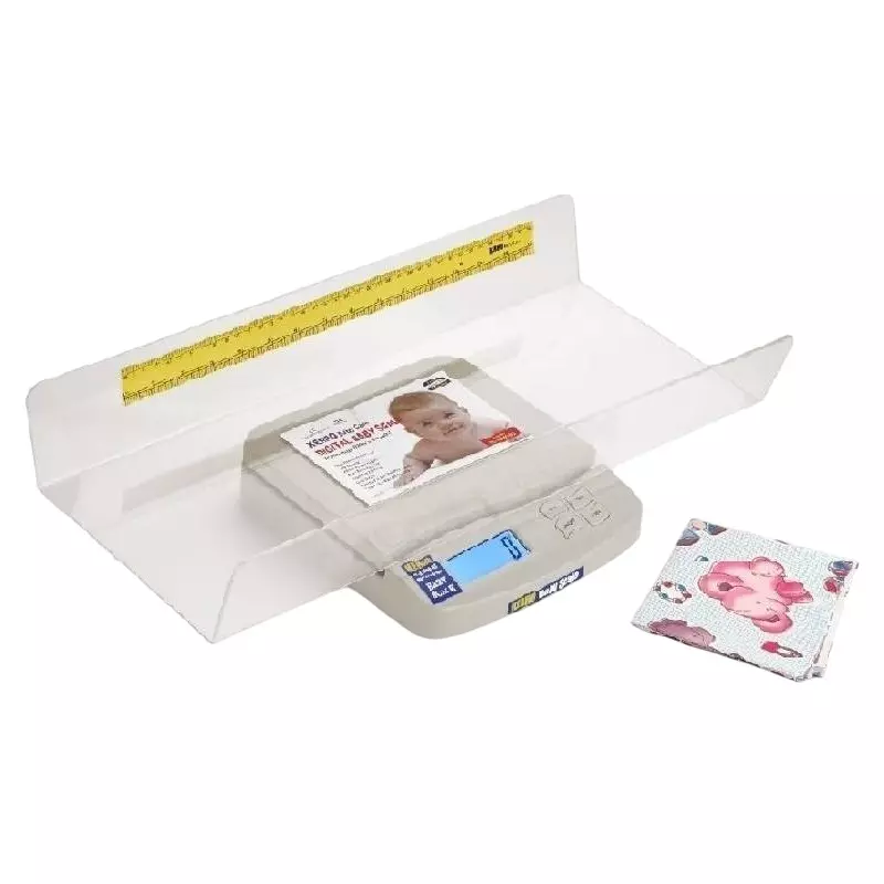 KERRO Digital Baby Weighing Scale Grey & White with 25 Kg Maximum Capacity and 1 g Resolution, Digital Baby Scale 30Kg
