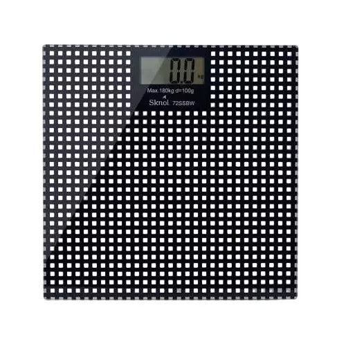 SKNOL Digital Weighing Scale 180 Kg Weight Capacity Auto On/Off, SK72SS BW