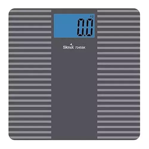 SKNOL Digital Weighing Scale 200 Kg Weight Capacity Auto Zero, Auto On/Off, SK7245SK