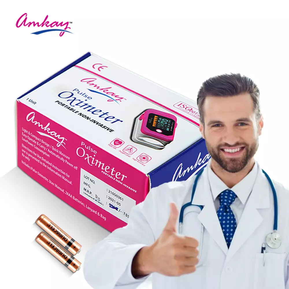 amkay-pulse-oximeter-with-digital-lcd-display-white-pink-black-color-plastic-body-pack-of-30