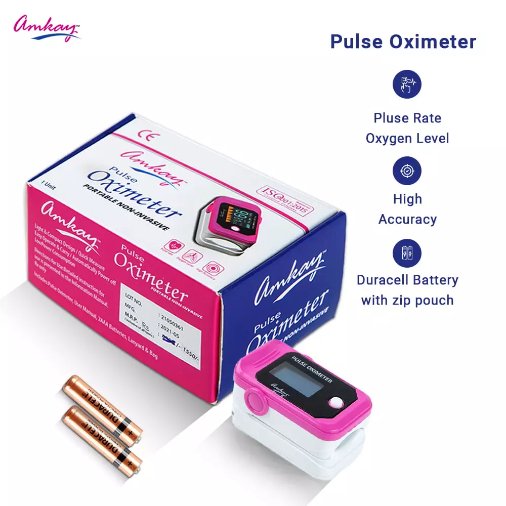 amkay-pulse-oximeter-with-digital-lcd-display-white-pink-black-color-plastic-body-pack-of-30