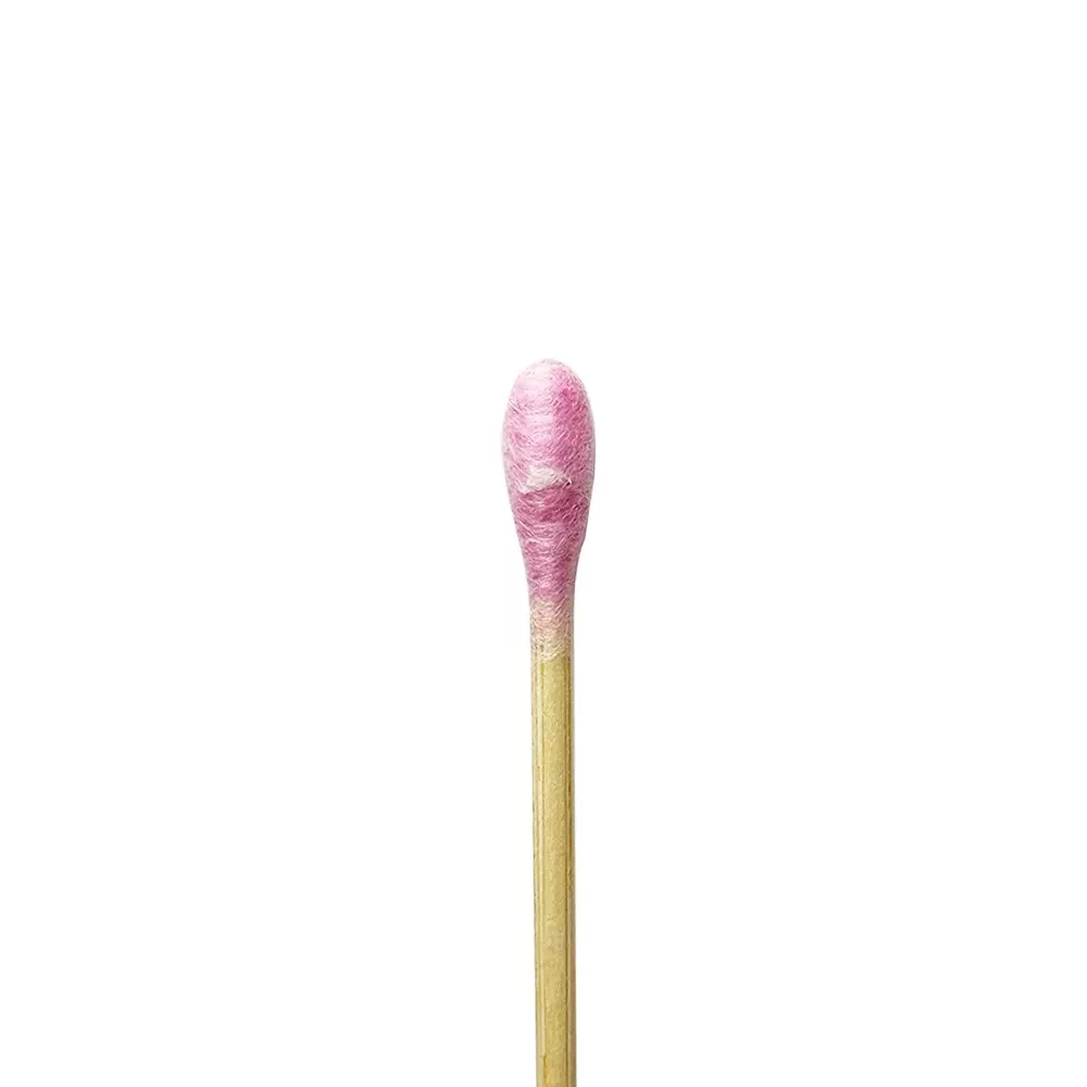 IMECO 100 Pcs Each Bamboo Cotton Ear Swabs Biodegradable & Soft Q-Tips, IMEBES3 (Pack of 3)