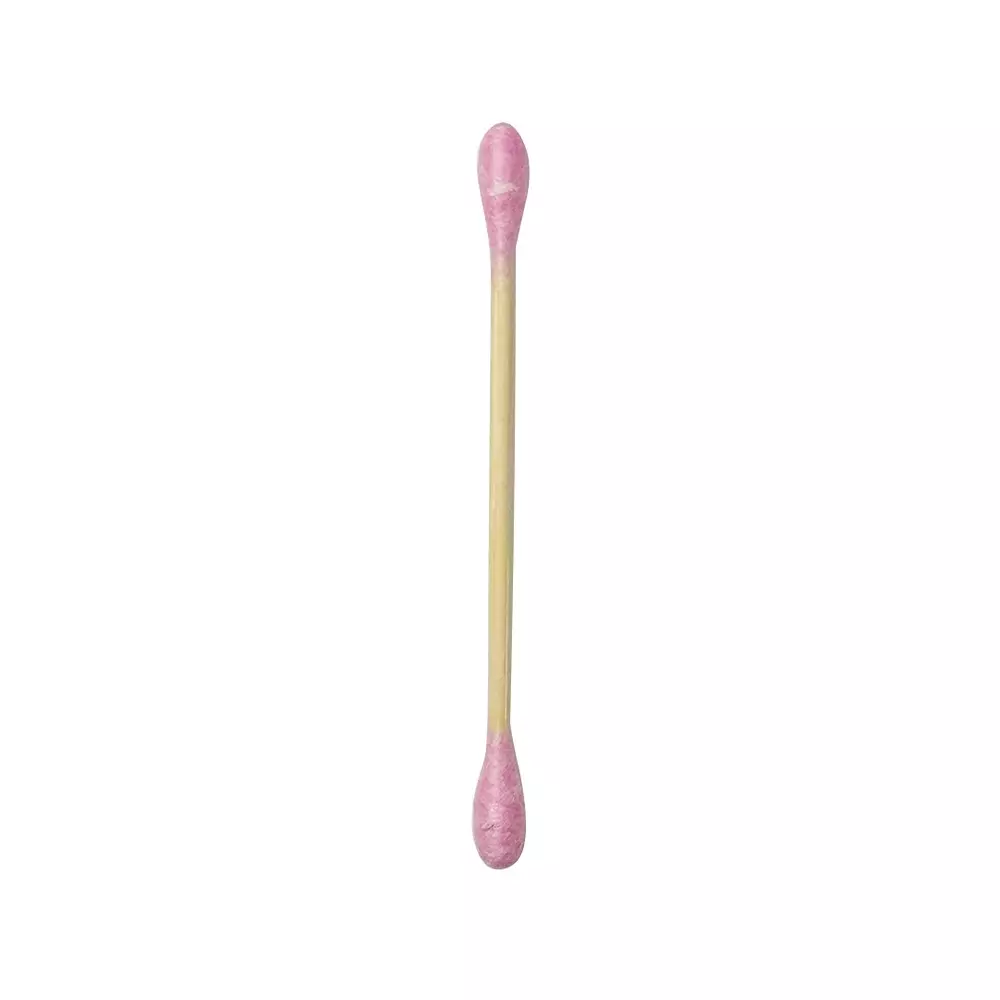 IMECO 100 Pcs Each Bamboo Cotton Ear Swabs Biodegradable & Soft Q-Tips, IMEBES3 (Pack of 3)