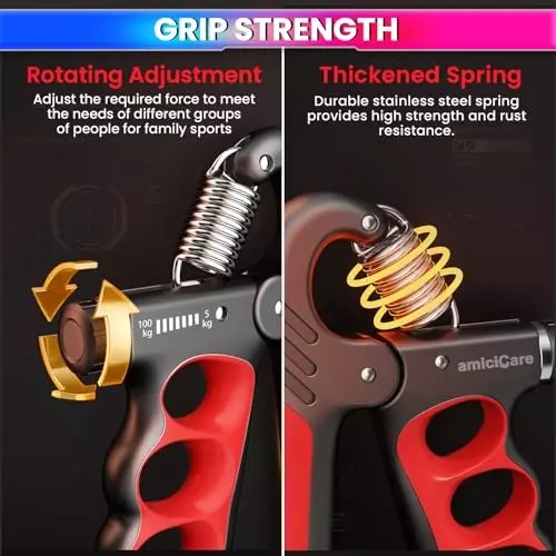 amicicare-adjustable-hand-grip-exerciser-abs-material-5-100-kg-capacity