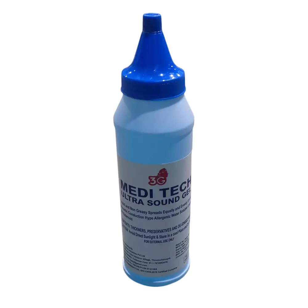 MEDI TECH Ultrasound Gel 250 ml For Sonography, Doppler, and Echocardiography (Pack of 10)