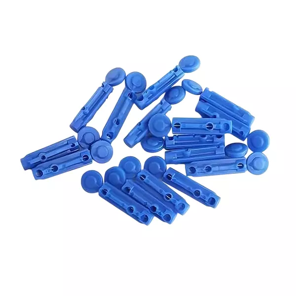 FAIRBIZPS Glucometer RBL-100 Round Lancet Needle Blue Color Compatible With Wide Range Of Blood Glucose Monitoring Devices, lfb25 (Pack of 100)
