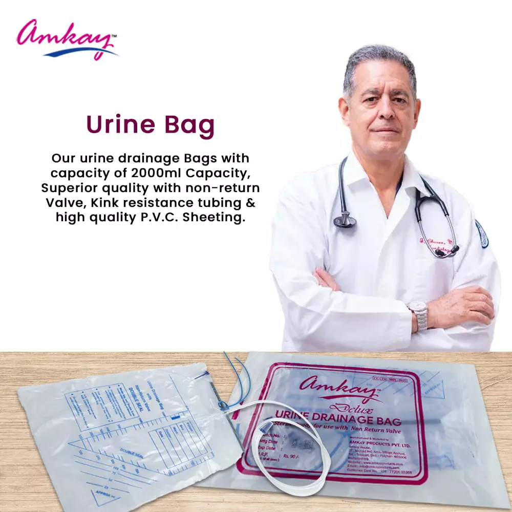amkay-2-l-capacity-urine-bag-made-of-pvc-sheet-clear-color-for-hospitals-clinics-pack-of-270