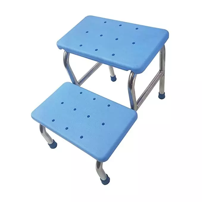 DESCO Double Step ABS Plastic Top Mild Steel Footstep FSAB 205
